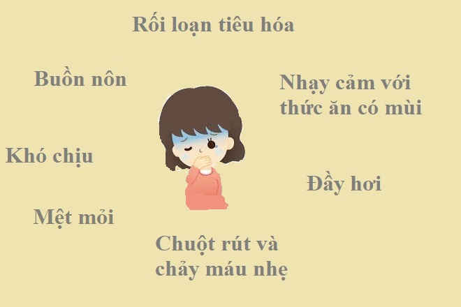 Điểm danh 8 biểu hiện ốm nghén trong thai kỳ của mẹ bầu