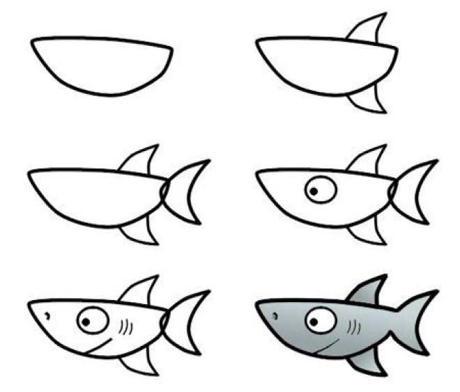 Top hơn 51 về vẽ hình cá hay nhất  Du học Akina