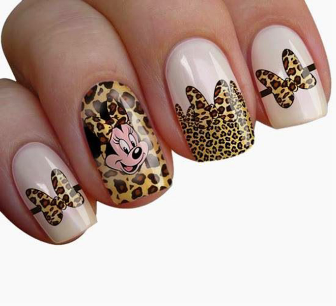 Nail Mickey da báo