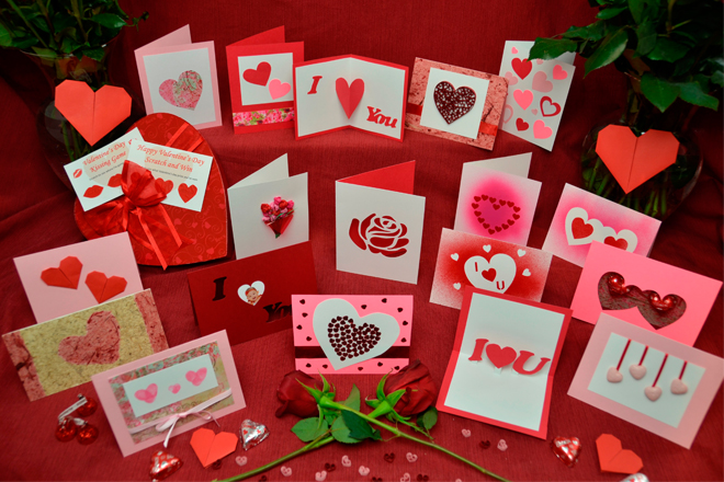 Thiệp Valentine Handmade đẹp đơn giản dễ thương nhất