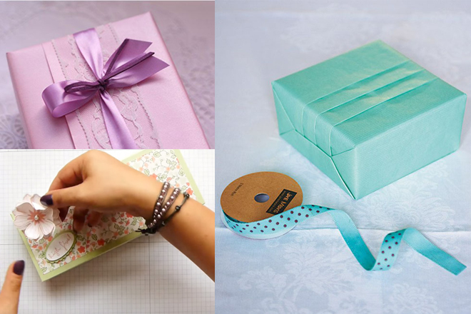 Bạn có thể sử dụng loại giấy gói quà nào phù hợp cho hộp quà hình chữ nhật?
