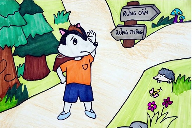 Chú chồn lười học