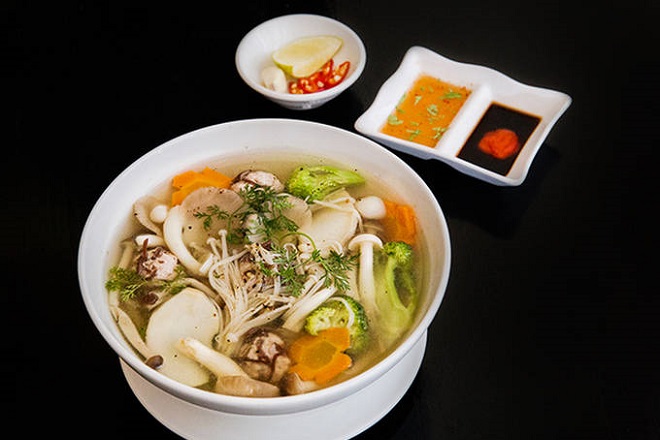 Canh mộc nấm