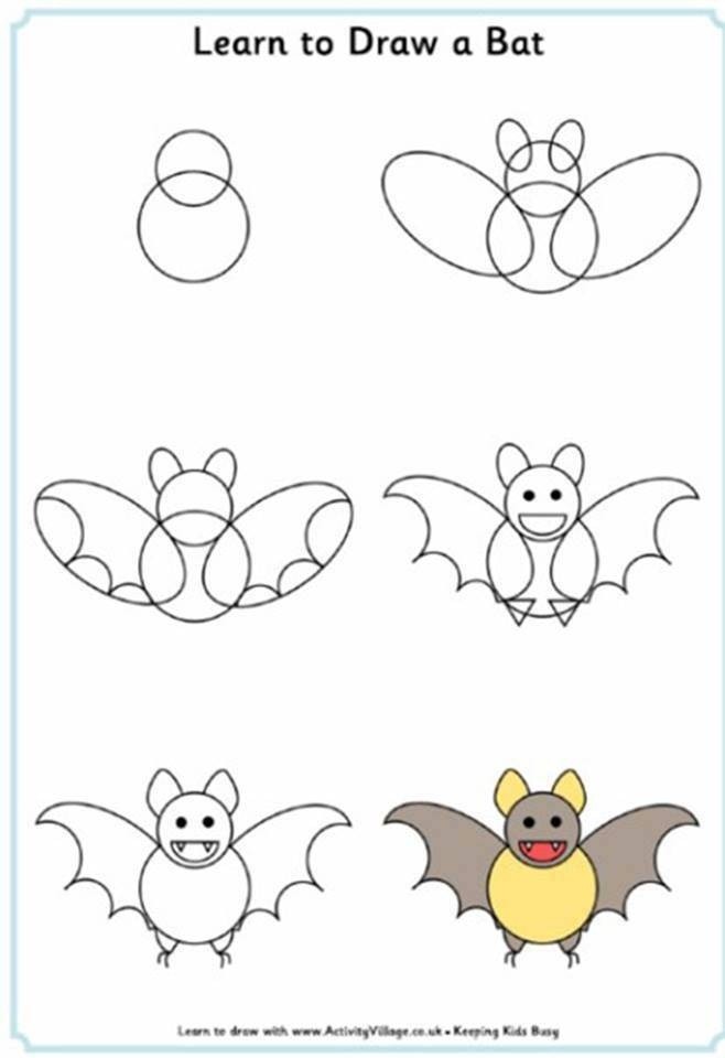Cách vẽ những con vật dễ thương cute cho bé đơn giản