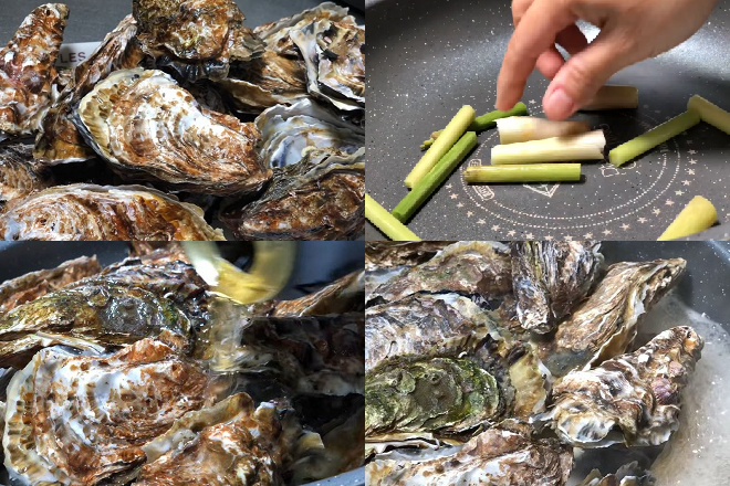 Hàu chà sạch