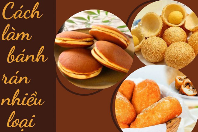 Bánh rán: 6 cách làm thơm béo, giòn ngon cho bạn bữa ăn vặt thú vị