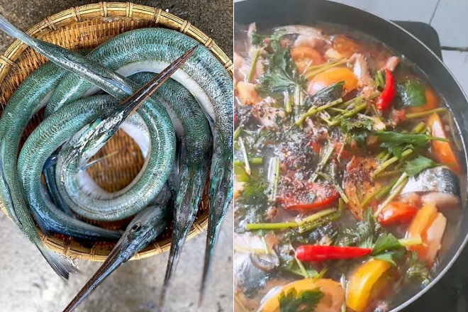 Cách làm món cá xương xanh nấu canh chua bông súng?
