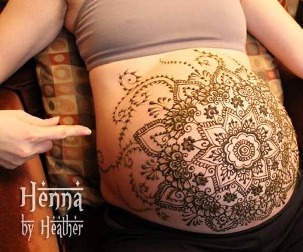 20 mẫu hình xăm henna cực đẹp làm duyên cho các bạn gái và bà bầu